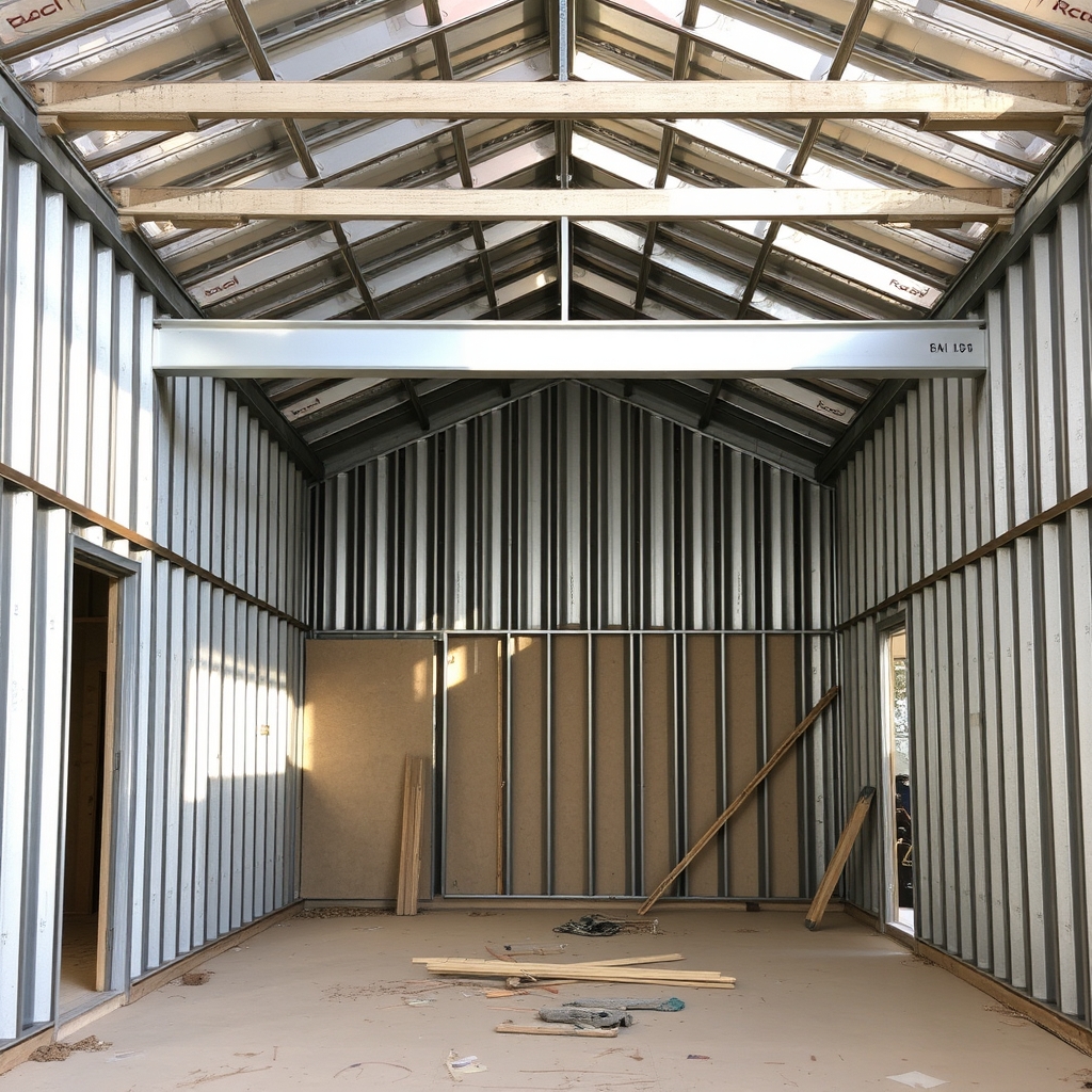 construction métallique à Mauguio (illustration)